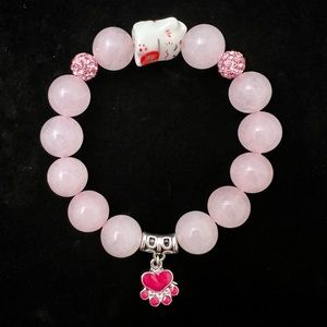 Natural Rose Quartz Gemstone Bracelet